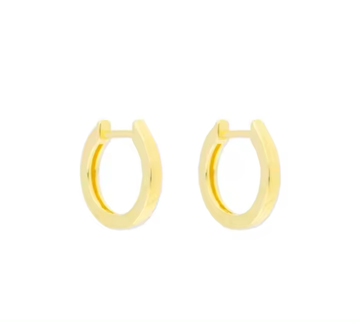 Aretes de Aro Clásicos, Dorados, 16 mm, Ref: CHP152914C - 1