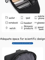 Bolso De Hombro Para Hombre Casual Impermeable Y Resistente Al Desgaste Con USB Recargable Y Compartment Interior Bolsa De Pecho - details 7