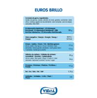 VIDALEuros Brillo bolsa de 250U sabor a FRESA sin gluten sin grasa sabor original Vidal garantizado - details 5