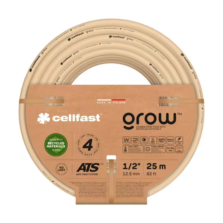 Manguera Cellfast Grow 15 m Plástico Beige 1/2" - 1
