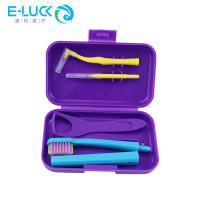 Kit De Cuidado Dental Portátil Para Viajes Limpieza Oral Con Cepillo Desmontable Interdental Y Afeitadora De Lengua Estuche De Almacenamiento - details 7
