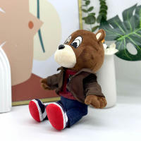 Muñeco De Peluche Kanye 30CM De Alta Calidad Juguete Suave Para Niños Regalo De Cumpleaños Dibujito Famoso Peluche Unisex - details 21