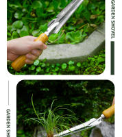 1pc Herramienta De Jardín De Acero Inoxidable Con Mango De Roble Para Malear Sembrar Transplantar Y Excavar - details 3