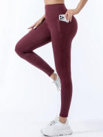 High-Waisted Leggings Para Mujer Yoga Pantalones De Yoga Sensación De Piel Entrenamiento Deportivo Estilo Deportivo Transpirables - details 8