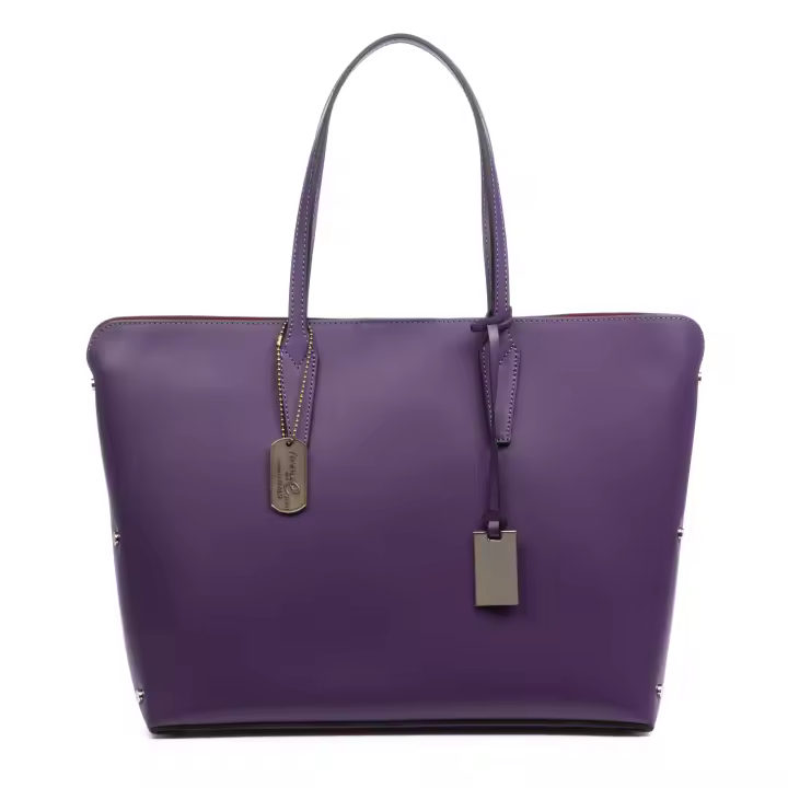 FIRENZE ARTEGIANI Arcene bolso de hombro mujer. Piel auténtica acabado Ruga. Fabricado en Italia 43x13,5x28 Cm. - 1