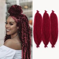 Extensiones De Cabello Crochet Afro Spring Twist Pre-Separadas Marley Para Mujeres Synthetic Braids Cabello Tejido De Afro Twist - details 4