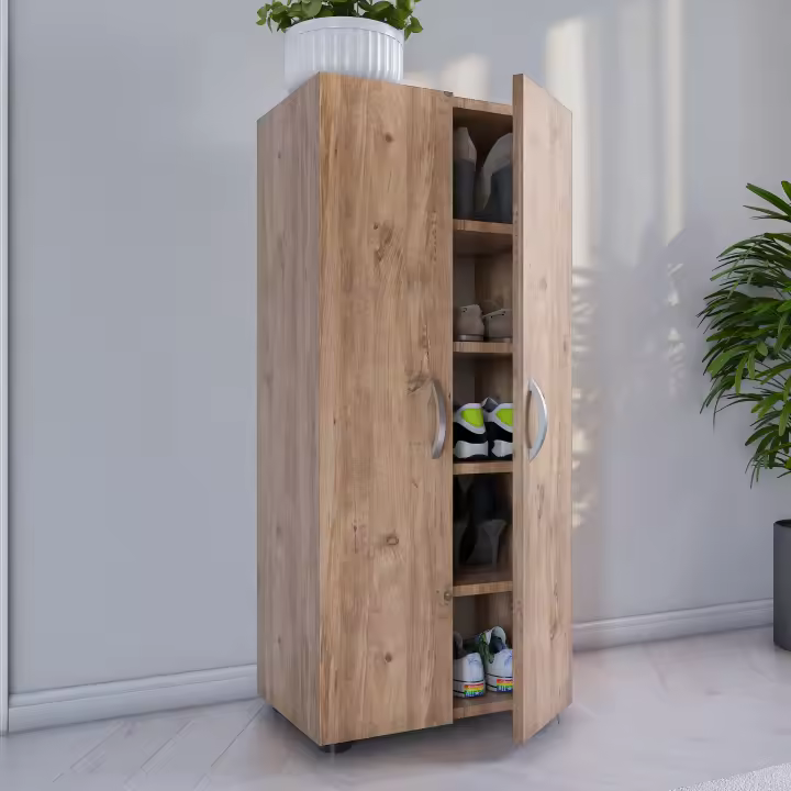 Mueble zapatero grande de madera XL zapatero zapatero botas grande Ulas 5 compartimentos Mueble zapatero grande de madera XL zapatero zapatero botas grande Ulas 5 compartimentos - 1
