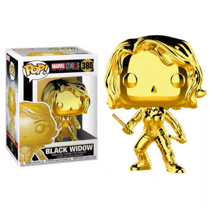 FUNKO POP! MARVEL - BLACK WIDOW (CHROME), 33516, Nº380, TIENDA CON LICENCIA OFICIAL - 1