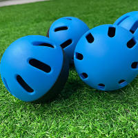 Bolas De Béisbol Para Principiantes De Plástico Con 16 Orificios Para Entrenamiento Interior Y Exterior Ligeros Y Con Flujo De Aire - details 3