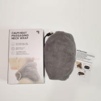 Almohada De Masaje Cervical Portátil Calentada Eléctricamente Con Terapia De Calor Espuma De Memoria Para Alivio Del Estrés Muscular - details 9