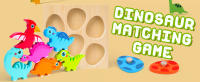 Puzzle De Dinosaurio De Madera Juego Educativo Montessori Para Niños Juguete De Aprendizaje Temprano Con Palos Regalo Para Niños De 3-6 Años - details 3