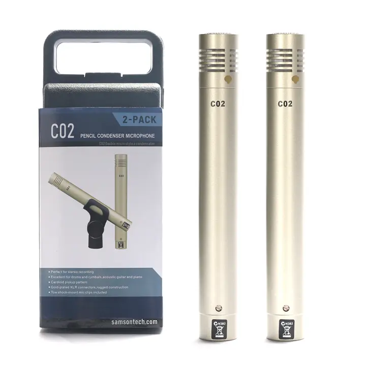 Micrófono Profesional SRZMIC Con Condensador CO2 Y Soporte Antivibración Para Grabación Y Karaoke Estudio Doméstico - 1