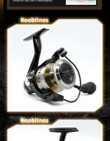 Carrete De Pesca Rooblinos HE Ultraligero Metálico Ratio De Engranajes 5.2:1 1000-7000 Para Aguas Dulces Y Salinas Con Arrastre Máximo - details 12