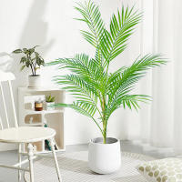 Gran Árbol De Palma Artificial 80-125cm Planta Falsa De Monstera Hojas De Pino Tropicales Para Decoración De Jardín Interior Y Exterior - details 1