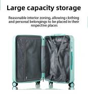 S7 STAR LG61251-LG61256 Set 3pcs Maleta de Viaje Rigida Resistente, Equipaje Dura de Viaje Trolley Juego con 4 Ruedas Giratorias 360°, Cabina Maleta Gran Capacidad con Mango Ajustable, Juegos de Equipaje 20/24/28in - details 8