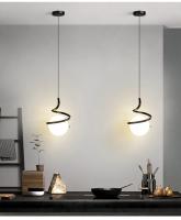 Lámpara Colgante Nórdica LED Para Dormitorio Y Sala De Estar Iluminación Interior Decorativa Para Mesa De Comedor Y Hogar - details 10