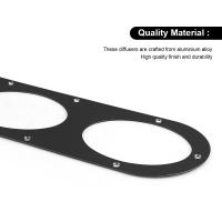 2pcs Diffusor De Parachoques Trasero Universal Para Coche Panel De División De Aire BX100863 Material De Aluminio Accesorios De Automóvil - details 8