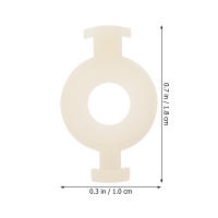 3 Pcs Pequeños Soportes De Pistón Valvula De Plástico Y Resorte Piezas De Repuesto Para Corneta Accesorios De Componente - details 5