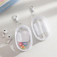 Organizador De Joyas Caja De Almacenamiento Transparente Con Llavero Estuche Antipolvo Para Auriculares Monedas Y Muñecas - details 1