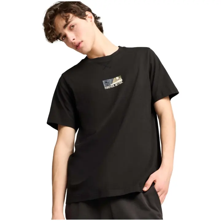 Camiseta de Manga Corta Puma Better para hombre en color negro - 1