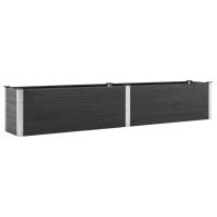 vidaXL Arriate de jardín WPC gris  Dimensiones 200 x 50 x 54 cm,  200 x 50 x 91 cm,  200 x 100 x 54 cm y mas - details 3