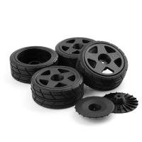 Pneumáticos De Carreras RC RS Para Carrocería En Carretera Adecuados Para 1/10 Tamiya TT01 TT02 XV01 TA06 PTG-2 HPI HSP KYOSHO Chevrolet C3 Ruedas De Plástico - details 14