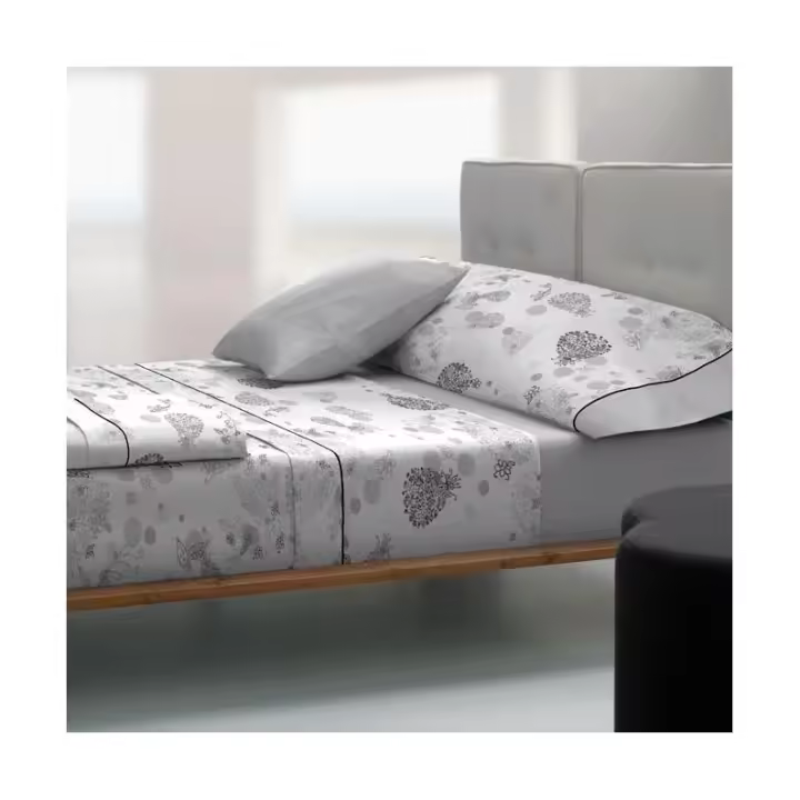 TOLRÁ JUEGO DE SÁBANAS FINA-T3001  50% ALGODÓN 50% POLIÉSTER - 1
