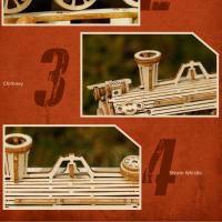 Puzzle 3D De Madera De Locomotora Modelo Escala Kit De Modelado DIY Regalo Hobbies Decoración Del Hogar Mecánico Juguete De Construcción - details 4