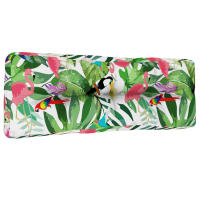 vidaXL Cojín para sofá de palets tela 120x40x12 cm en color Gris/Beige/Negro y más | acolchados duraderos para sofás de jardín terraza exterior - details 3