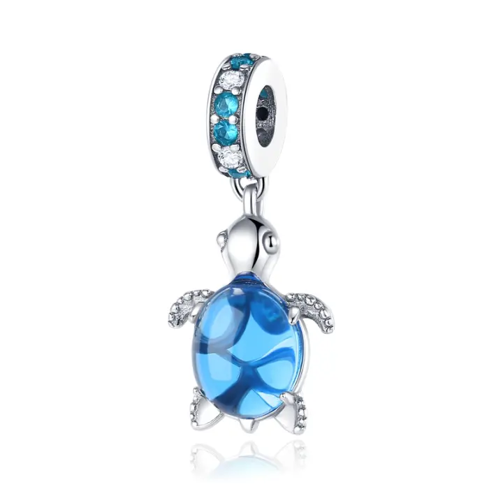 Encantos De Tortuga Marina Caracol Sirena En Plata De Ley 925 Para Pulseras Originales Accesorio De Joyería Regalo - 1