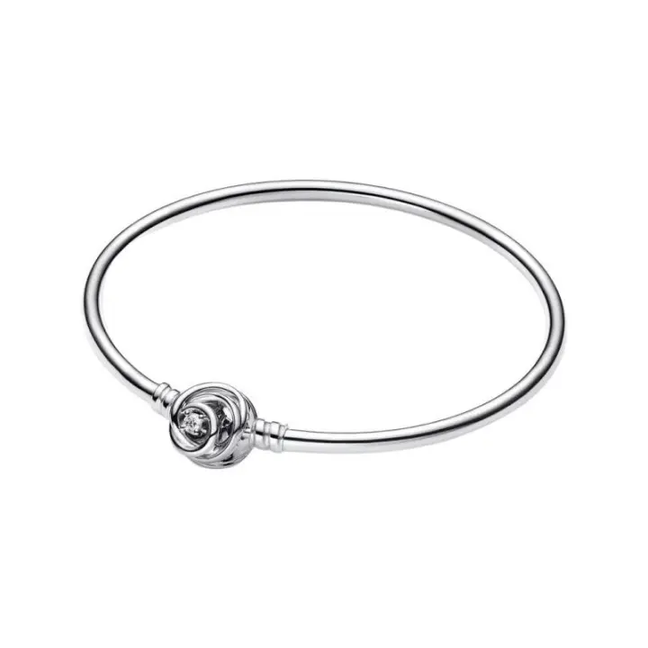 Pulsera Pandora Moments Rígida Cierre Envuelto - 593229C01 - 1