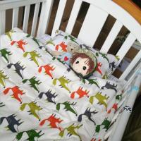 Juego de ropa de cama sin revolver para Bebe, cuna para Niño Pequeño, ropa de Cama para Bebe recién nasido, Funda nórdica de 3 piezas, Funda de almohada,ropa de Cama de dibujos animados para recién nacido, - details 11