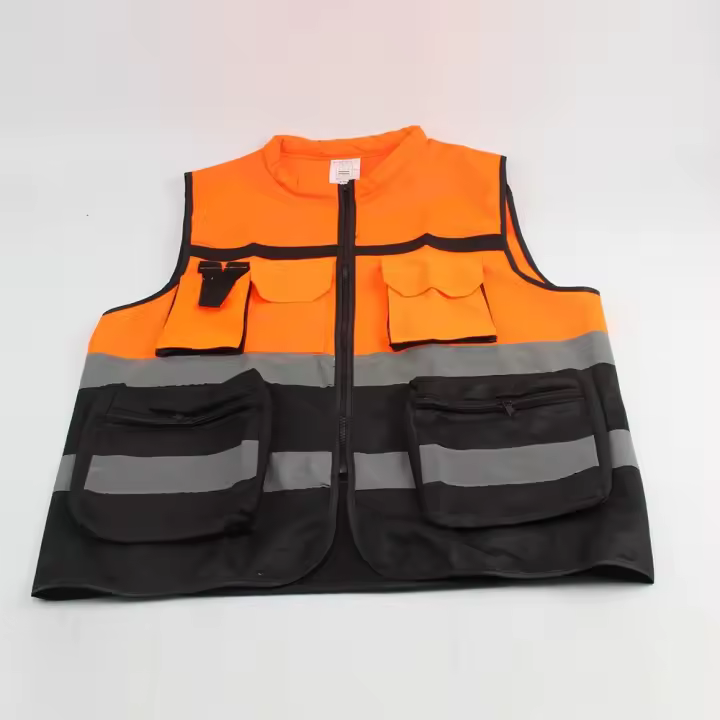 Chaleco Reflector De Alta Visibilidad Para Motocicleta Talla XXL Seguridad Y Advertencia Para Correr Y Ciclar Por Noche - 1