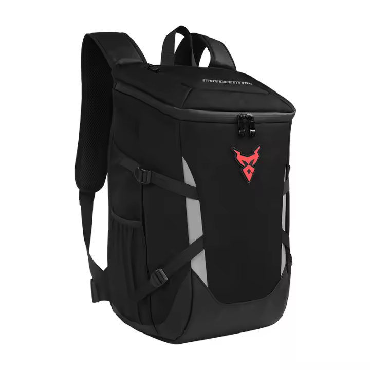 MOTOCENTRIC Mochila De Motocicleta 28L Impermeable Para Deportes Al Aire Libre Y Viajes De Negocios Con Capacidad Grande Para Casco Y Laptop - 1