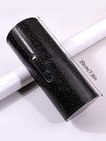 Caja De Almacenamiento Para Brochas De Maquillaje Grande Portátil Con Cubierta Antipolvo De Cinturón KOSSHOW Material No Tejido De Lona Tamaño 18x7x7cm - details 8