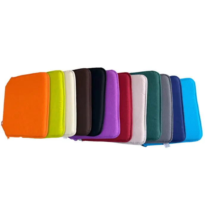 PACK DE 4 Cojines de Asiento de tejido- Cojines de Silla Acolchados  - Acolchado de Asiento Cuadrado para Comedor -cojines de asiento con relleno espuma- cojines de siilla colores lisos y estampado.gran variedad para elegir .40x40 x2 cm - 1