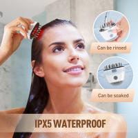 Masajeador De Escalpelo Eléctrico Para Crecimiento Del Cabello Con Terapia De Luz Roja Infrarroja Y Vibración De Frecuencia Alta Peine De Masaje Capilar Aplicador De Aceite - details 4