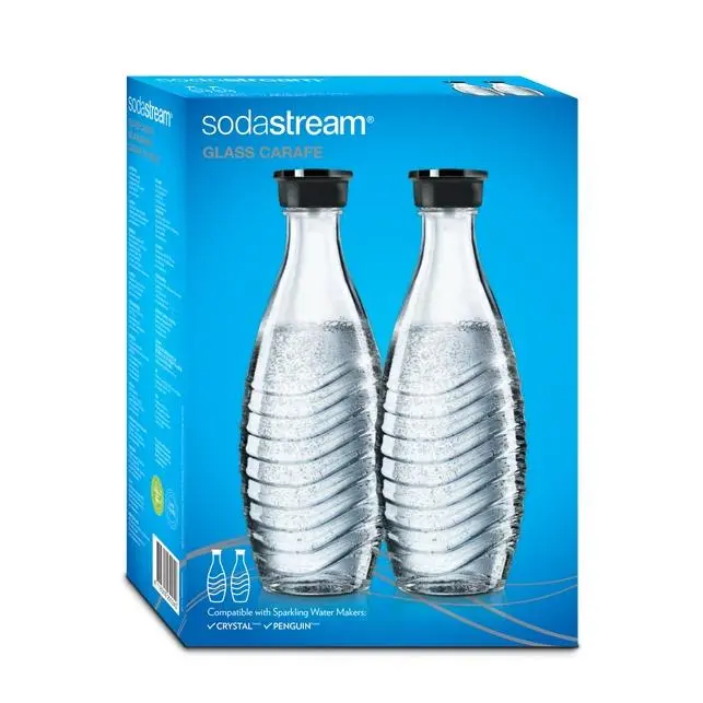 Pack de 2 botellas SodaStream de Vidrio 0,75 L - 1