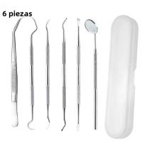 Kit De Limpieza Dental Profesional Con 3/4/5/6/7pcs Palillos De Dientes De Acero Inoxidable Para Eliminar Callo Y Placa Herramientas Dentales - details 9