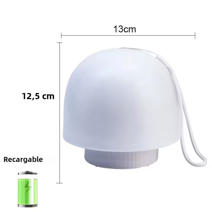Lámpara De Noche LED Portátil Con Control Remoto Y Luz Dimmable Para Dormitorio Lámpara De Escritorio Para Lectura Y Decoración De Ambiente - 1