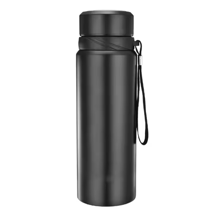 Botella Termo De Acero Inoxidable 1L Para Agua Fría Y Caliente Té Café Con Aislamiento Térmico De 12-24 Horas - 1