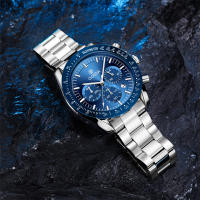 Reloj De Cuarzo Retro Clásico Para Hombres Odeda Design 2024 45mm 30m Impermeable Deportivo Y De Negocios Con Cierre De Plegar Y Seguridad - details 6