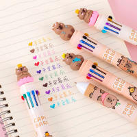 Lápices De Plástico Capybara 0.5mm Gel Colores Kawaii Para Escuela Y Oficina Suministros De Papelería 10 Colores - details 5