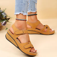 Sandalias Para Mujer 2024 Zapatos De Tacón Bajo Cómodo Cierre De Correa Transpirables Para Caminar Fiesta Zapatillas Muje - details 5