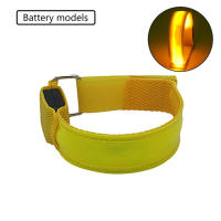 Armband LED De Batería Para Deportes Al Aire Libre Luz De Seguridad Para Correr De Noche En La Mano Rodilla Y Pies Verde Azul Rojo - details 16