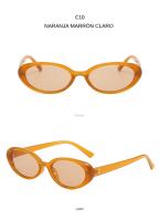 Gafas De Sol Ovaladas Pequeñas Para Mujeres Moda Nueva Retro Coloridas Protección UV400 Anteojos De Sol Para Ocasiones Casuales - details 18