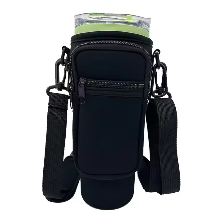 Bolsa para transportar botellas de Agua para Vaso Stanley de 40 oz, soporte para botellas de agua con Correa y Bolso para teléfono para Taza Stanley - 1