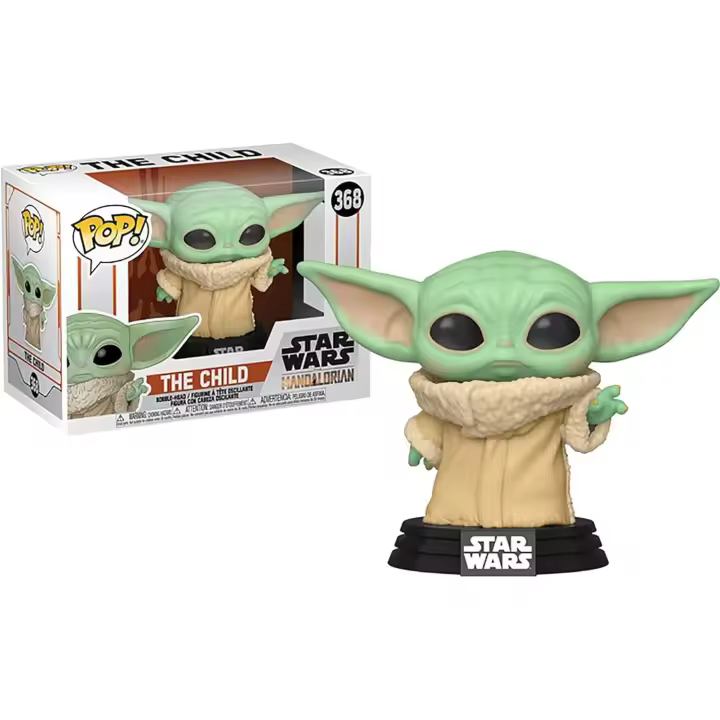 Funko Pop! Star Wars: The Mandalorian - Grogu (The Child, Baby Yoda) - Figura de Vinilo Coleccionable - Idea de Regalo- Mercancia Oficial - Juguetes para Niños y Adultos - TV Fans -  MR POPYE - 1
