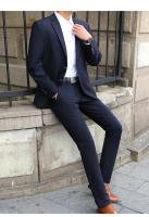 Traje De Boda Moderno Para Hombres Talla M-10XL Primavera Moda Negocios Pantalones Con Bolsillos Talla Grande Ropa Amigable Con El Medio Ambiente - details 2