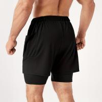 Shorts De Correr Para Hombre Quick Dry 2-en-1 Entrenamiento Deportivo Al Aire Libre Ropa Casual Transpirable Para Verano - details 2